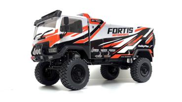 Hobby Plus 1:18 "DKR-4 Fortis" Rally Truck brushed RTR - White